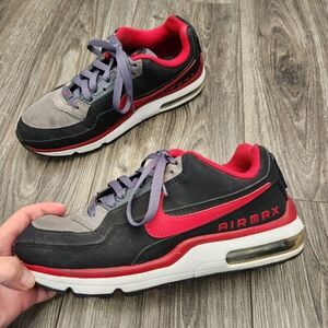 Nike Air Max LTD 3 Men's Black, Red, and Gray Sneakers 7.5
